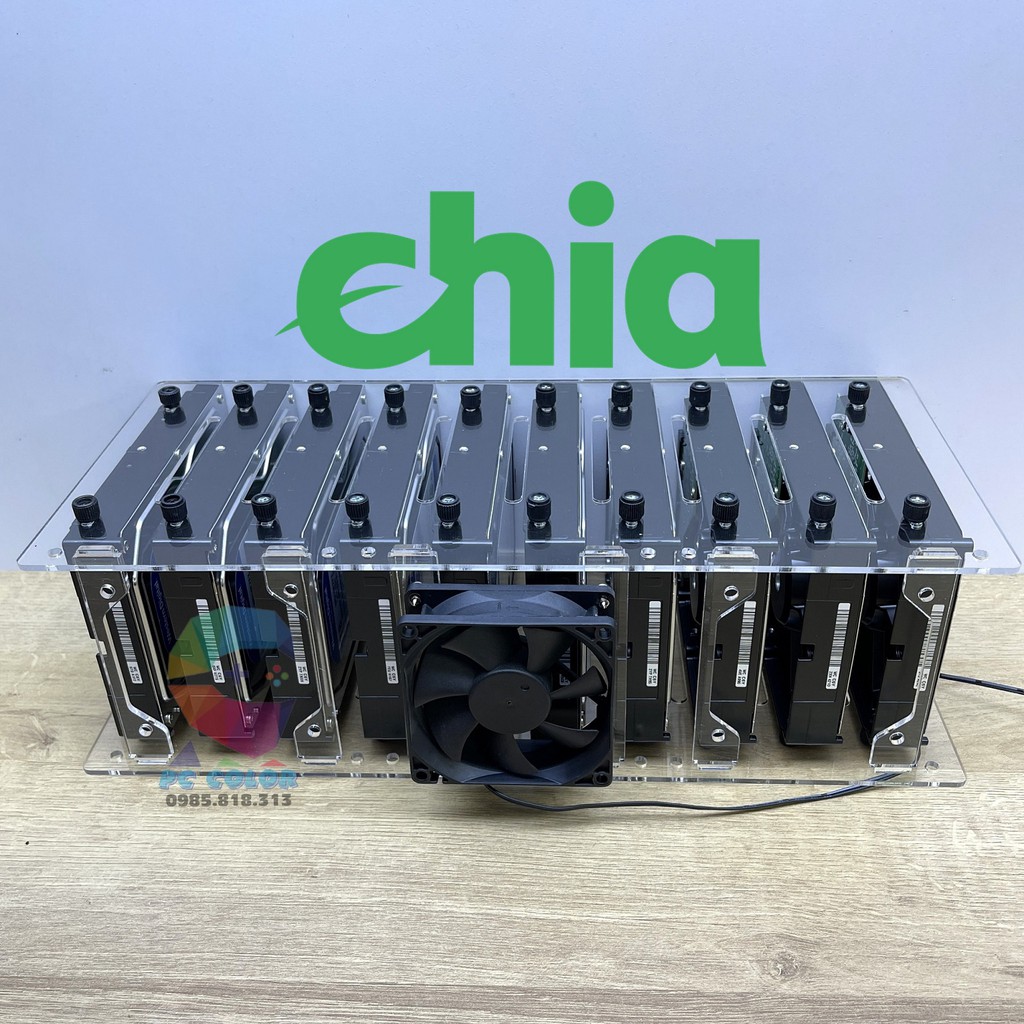 Hộp khay đựng Ổ Cứng Hdd 3.5 Inch chứa 5 - 10 Hdd chuyên dụng cho nông dân coin CHIA