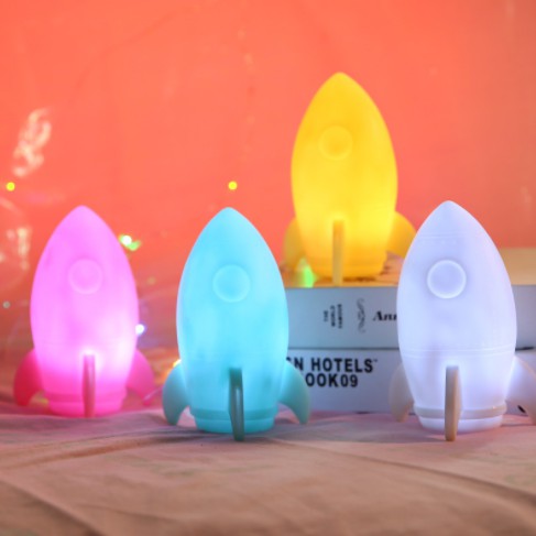đèn ngủ tên lửa DL13 Đèn Led Siêu Dễ Thương