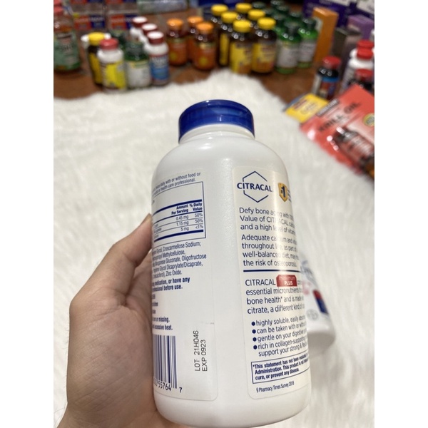 Viên uống bổ sung Canxi Citracal Maximum Calcium Citrate +D3 280 viên