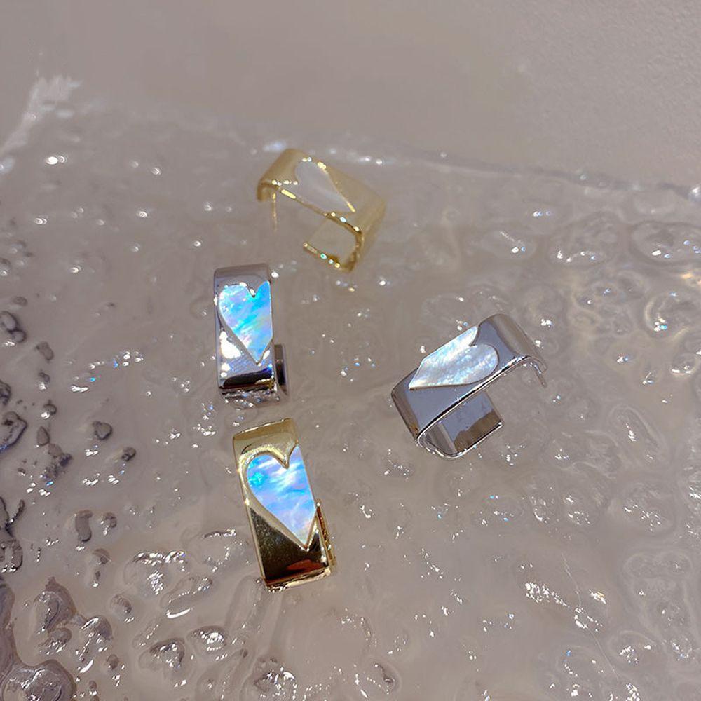 JARRED Bông Tai Kim Loại Hình Chữ C Sang Trọng Cho Nữ