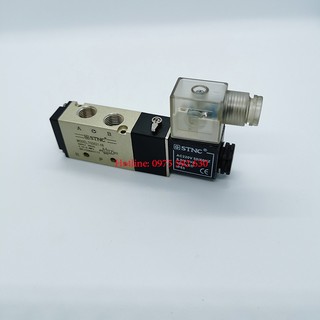 Van điện từ khí nén stnc TG2521-08 van 5/2 dòng điện 220v và 24v
