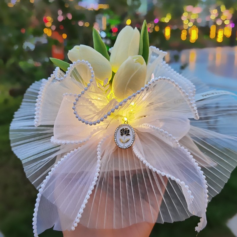 Túi Than Tre Hoạt Tính Khử Mùi Xe Hơi Hình Hoa Tulip