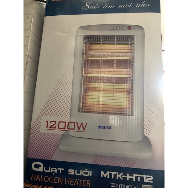 Quạt sưởi Halogen Matika