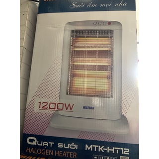Quạt sưởi Halogen Matika