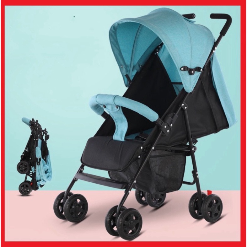 Xe đẩy cho bé cao cấp có giảm xóc - xeđẩy cho bé Babyjoy Mart