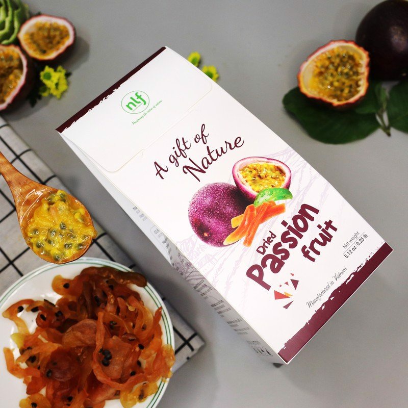 Chanh dây sấy dẻo 145g Nông Lâm Food trái cây sấy dẻo 100% thiên nhiên hỗ trợ giảm cân ăn kiêng,bổ sung các chất