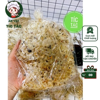 Bánh tráng trộn rong biển tỏi phi vị cay nhẹ thơm ngon - bánh tráng tây ninh