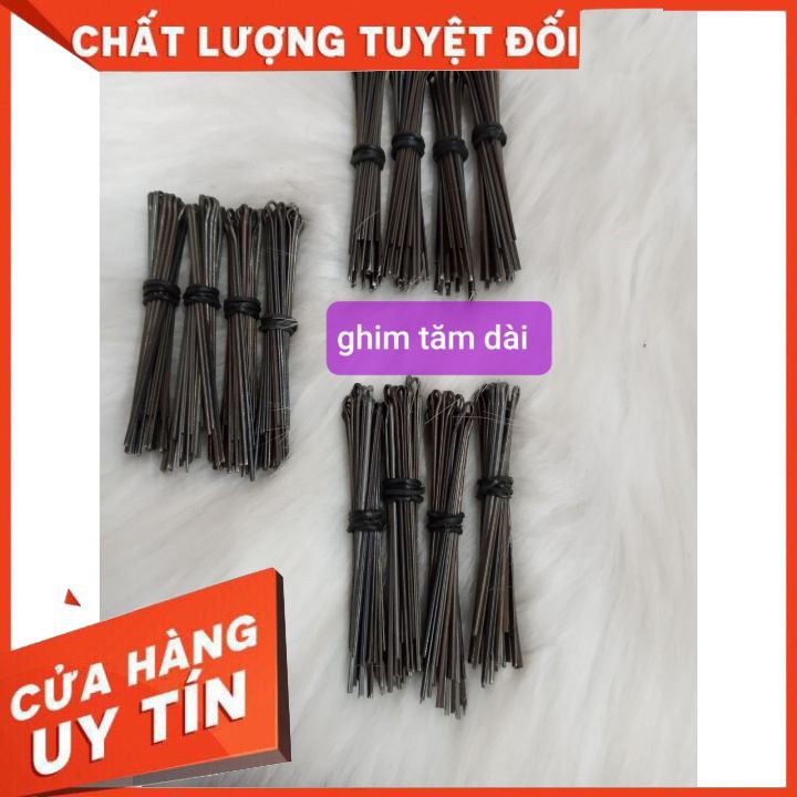 Kẹp Xẹt Ghim Tóc Tăm Đen, kẹp tóc cô dâu cao cấp ( Loại dài 30 cái Và ngắn 30 cái )  siêu nhiều , tiện dụng.