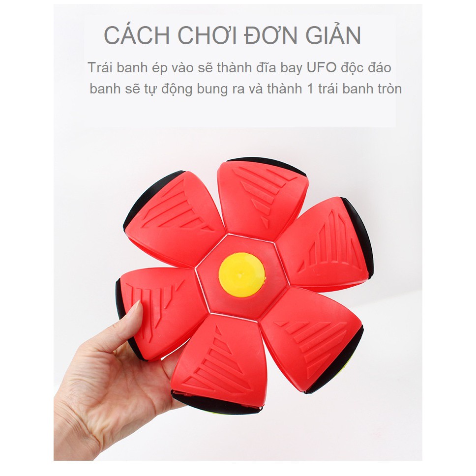 Quả bóng đĩa bay ma thuật có đèn LED trò chơi vận động ngoài trời