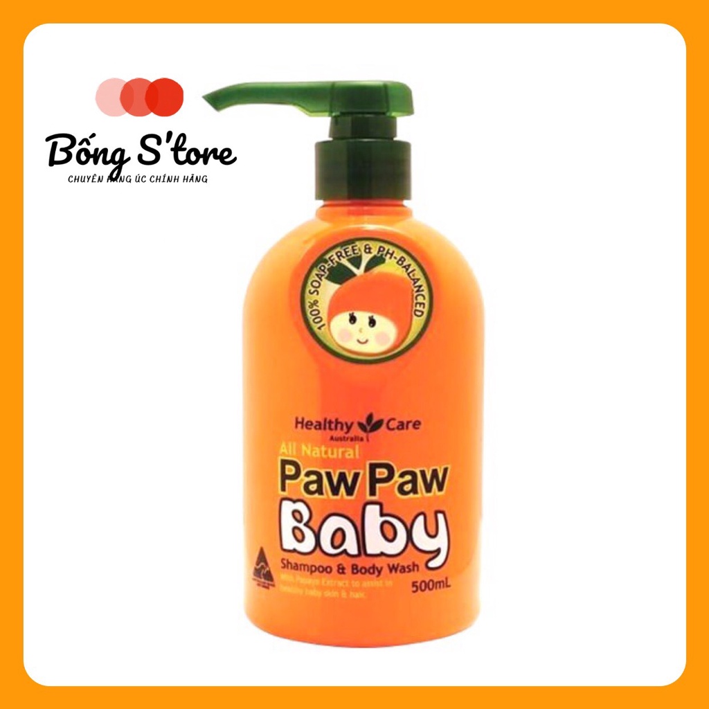 Sữa Tắm Đu Đủ Paw Paw Baby Healthy Care 500 ml Cho Bé - Chuẩn Úc