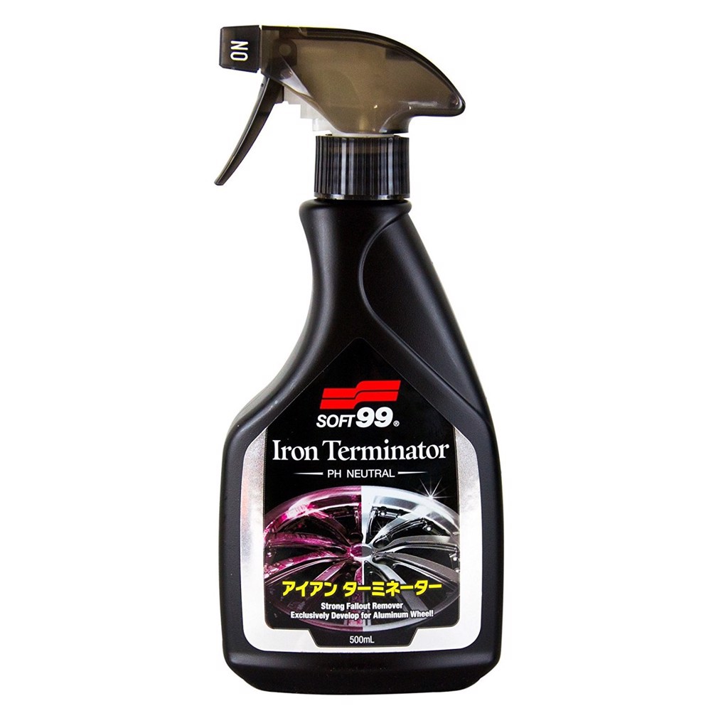 [Mã BMBAU50 giảm 10% đơn 99k] Dung Dịch Vệ Sinh Mâm Xe Ôtô Iron Terminator L49 SOFT99 500ML