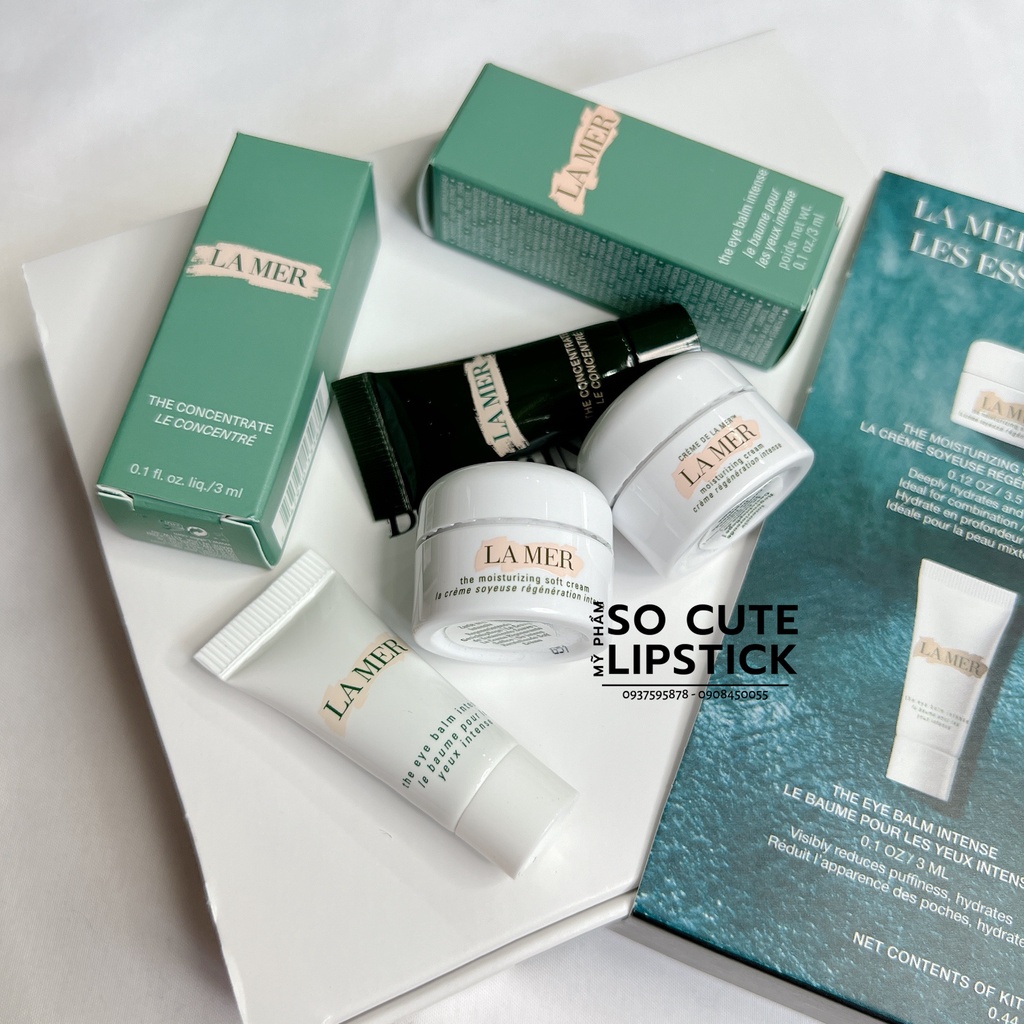 Set dưỡng 4 món La Mer ( soft cream - moisturizing cream - kem mắt - serum)