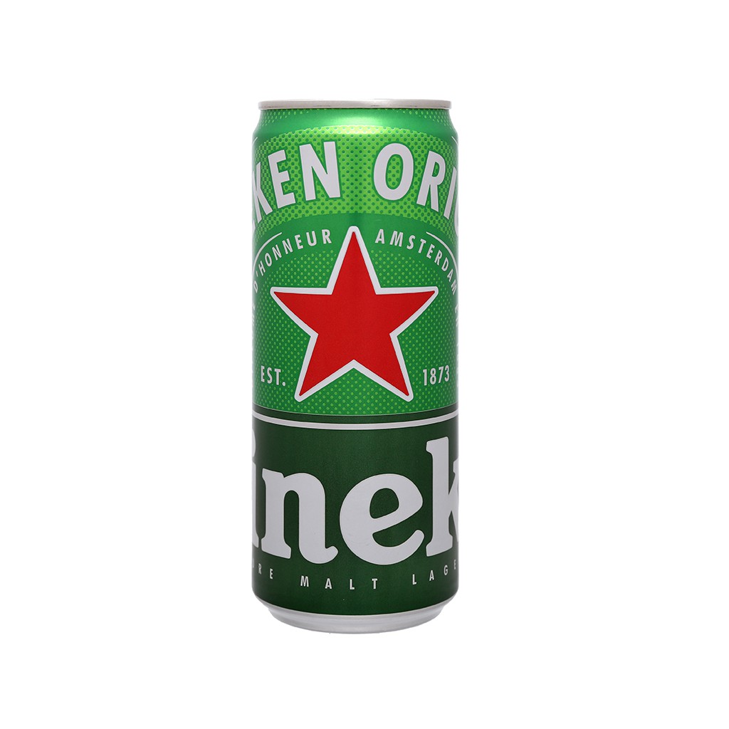 [ EXP:2022-10-07 ] Thùng 24 lon bia Heineken 330ml/lon