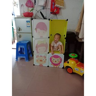 TỦ NHỰA GHÉP 6 NGĂN