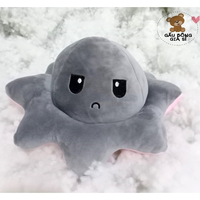 GẤU BÔNG BẠCH TUỘC CẢM XÚC 2 MẶT HÀNG CAO CẤP VẢI MINISO KÈM THÊM QUÀ TẶNG