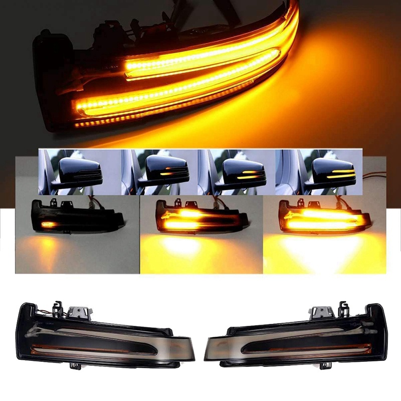 Đèn LED Xi Nhan Gắn Gương Chiếu Hậu Cho Mercedes-Benz A B S C E GLA GLK W176 W246 W204