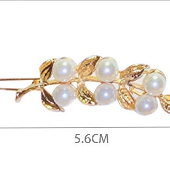 Kẹp Tóc Đính Ngọc Trai Phong Cách Hàn Quốc