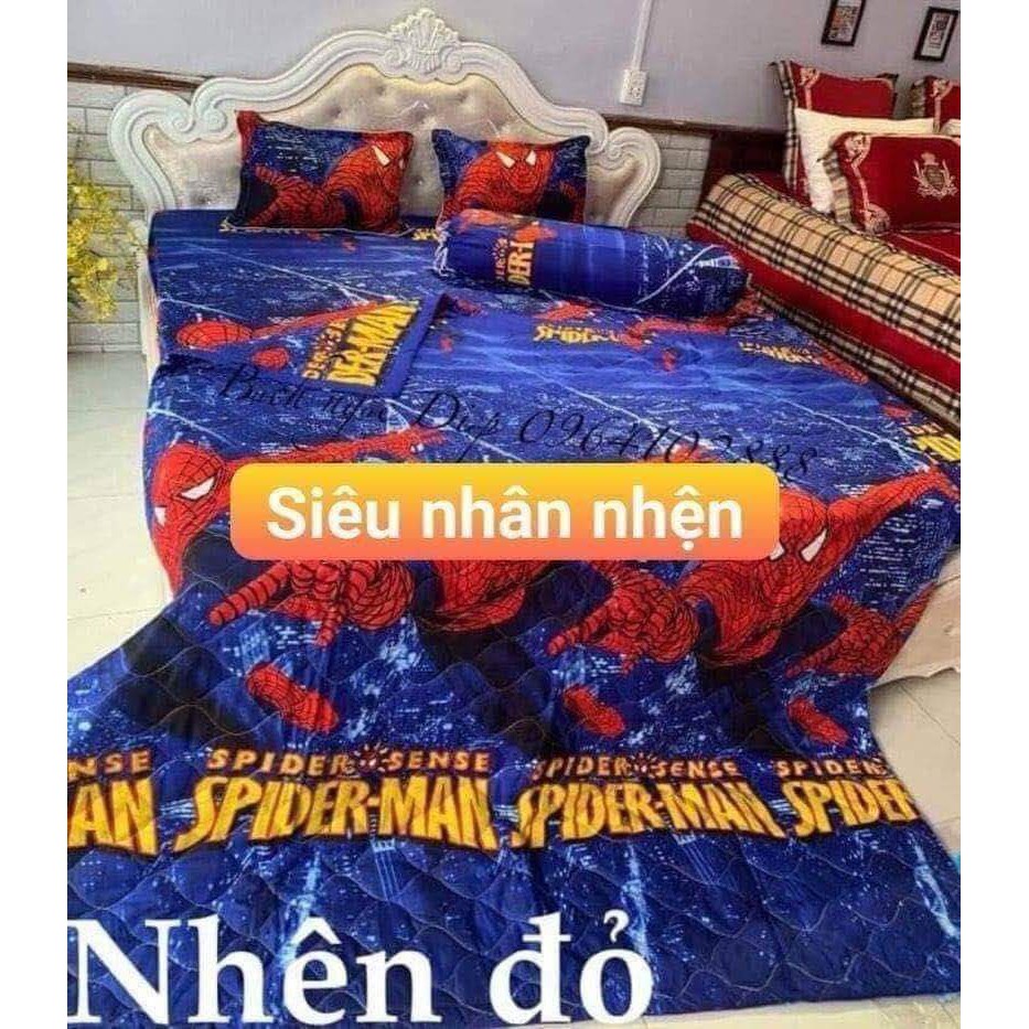 Sản phẩm ga gối 4 món  họa tiết dễ  thương dành cho bé - Shop Nệm Khánh Ngọc