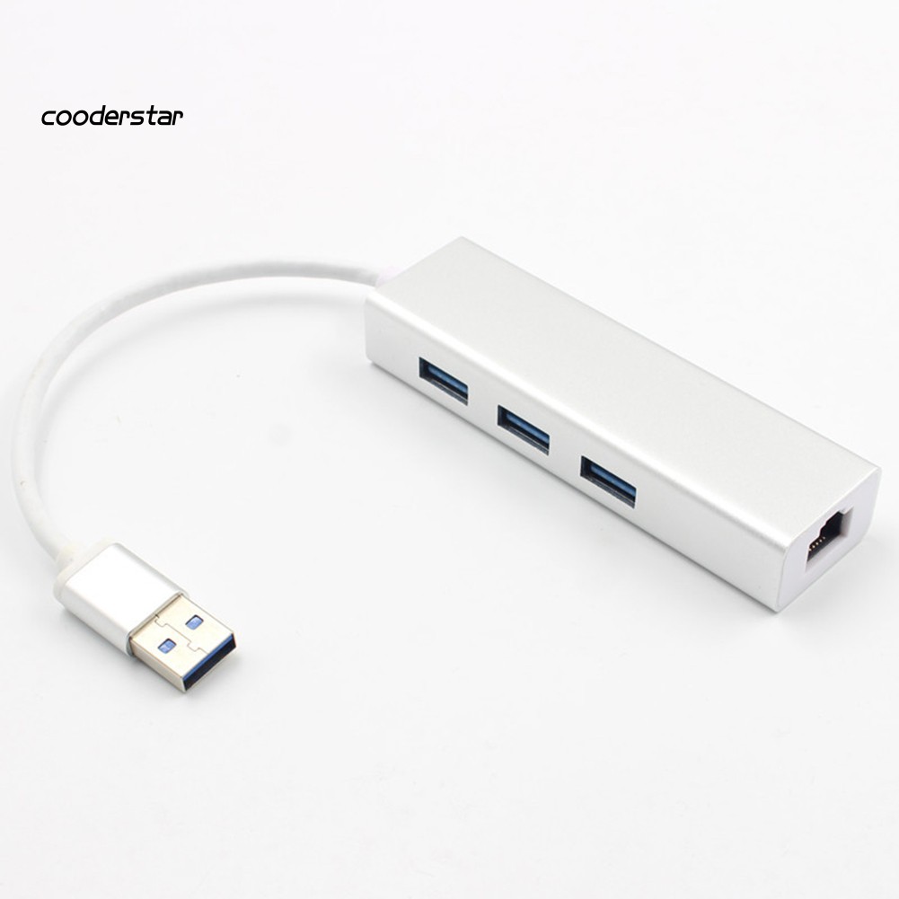 Bộ Chia 3 Cổng Usb 1000mbps Rj45 Cho Máy Tính