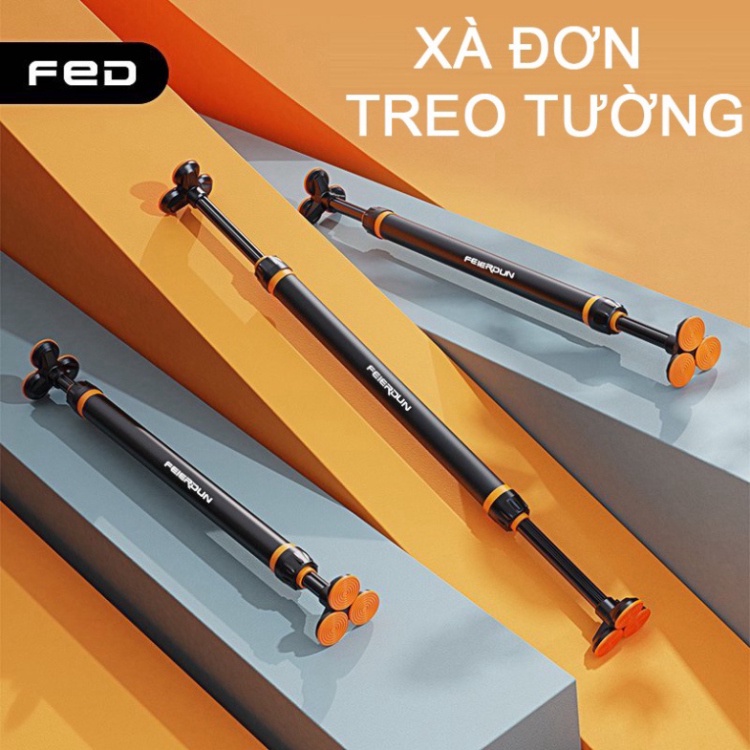 Xà Đơn Treo Tường Thế Hệ Mới FED-0228 . Chất liệu thép carbon. Nhiều kích thước
