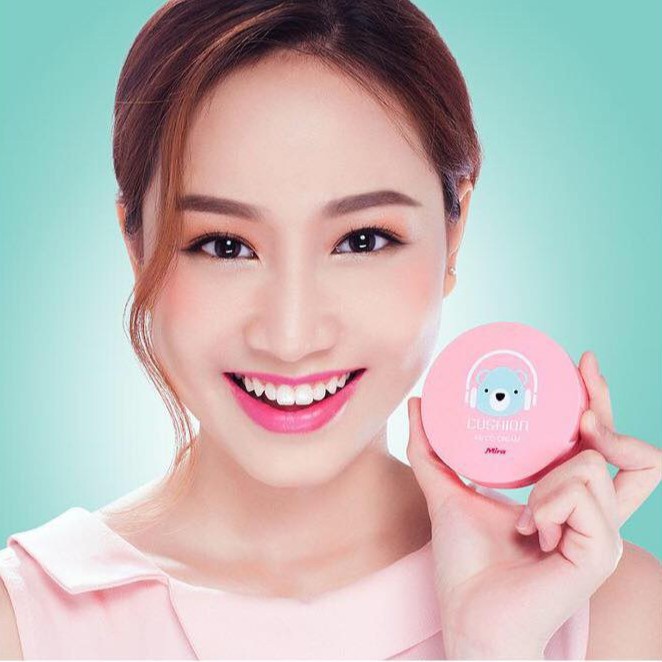 Phấn nước trang điểm kiềm dầu Mira Cushion Air CC Cream Hàn Quốc 15g - chống nắng , che phủ mọi khuyết điểm