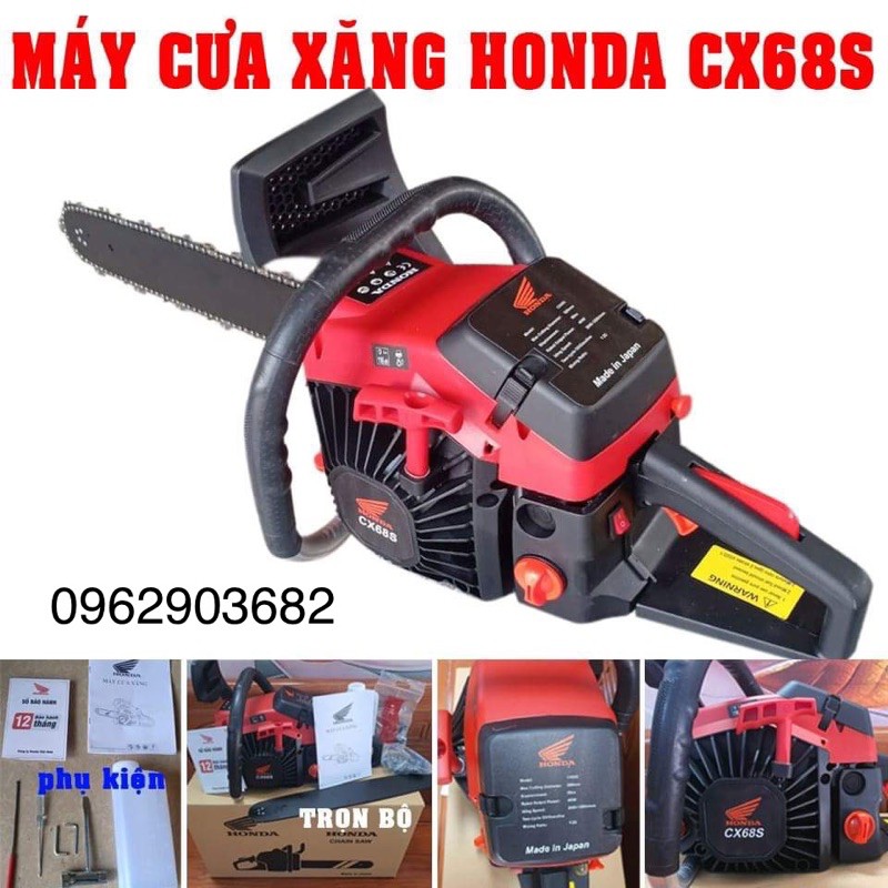 MÁY CƯA XÍCH CHẠY XĂNG HON ĐA CX68s, máy cưa gỗ chạy xăng