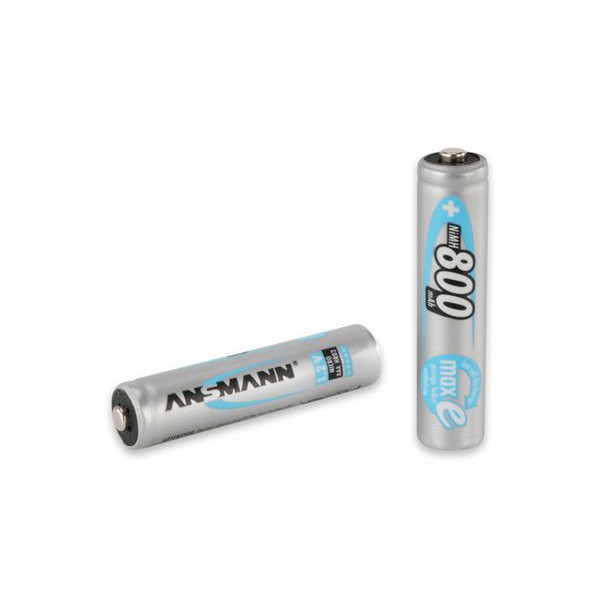 PIN SẠC AAA 800MAH ANSMAN NIMH MICRO 1.2V , VỈ 4V