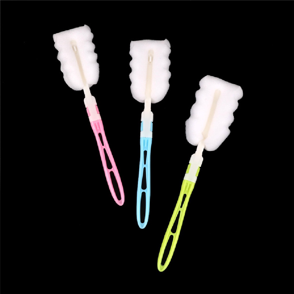 Bàn chải vệ sinh bình sữa em bé bằng xốp đa năng