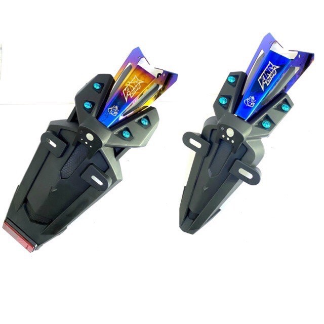 NGUYÊN BỘ DÈ MÃ LAI+ ĐUÔI DÈ KING DRAG + 4 ỐC GR5 XỊN SÒ GẮN CHO EX150
