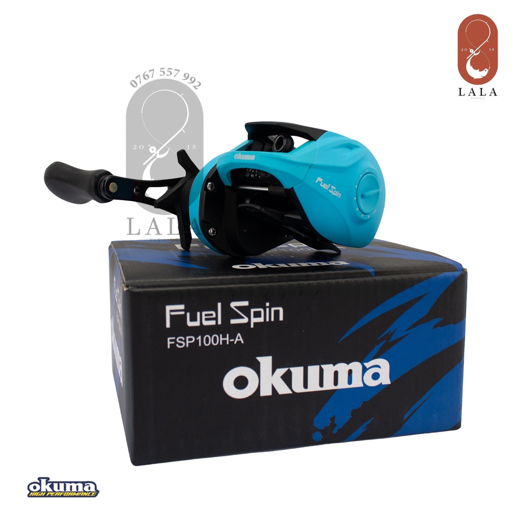 Máy câu ngang Okuma Fuel Spin FSP100H-A (tay trái và tay phải)