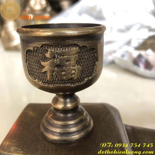 Chén Rượu Thờ Bằng Đồng - Chén Đựng Rượu Bằng Đồng - Đồ Thờ Cúng