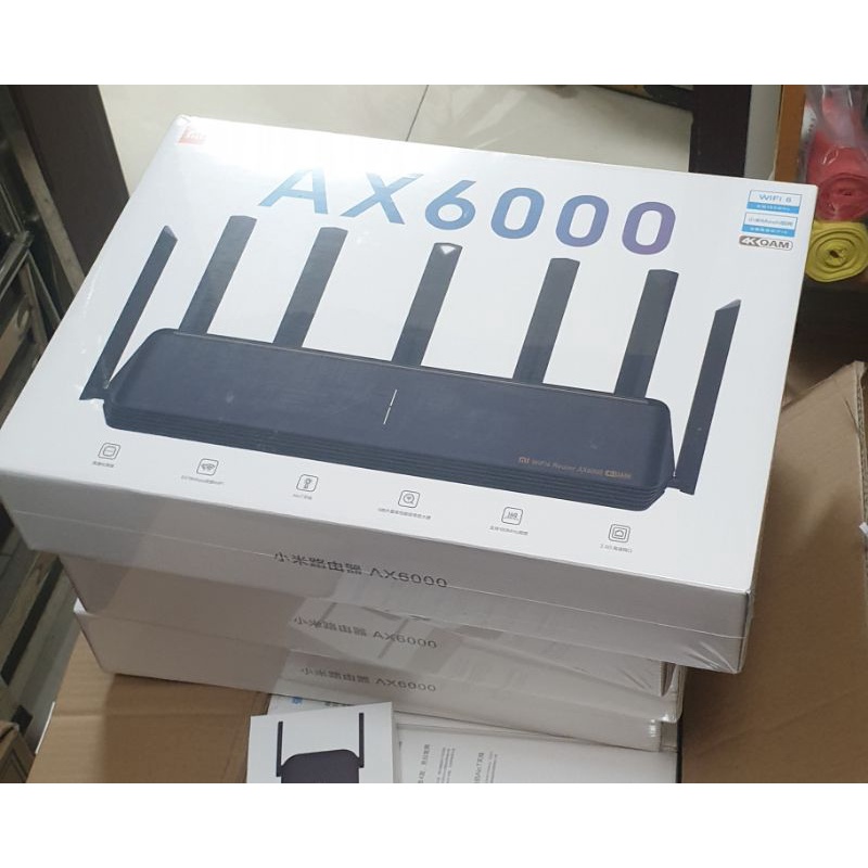 Router Wifi 6 Xiaomi AIoT AX6000 - 7 Ăng ten - chuẩn WIFI 6 Enhanced