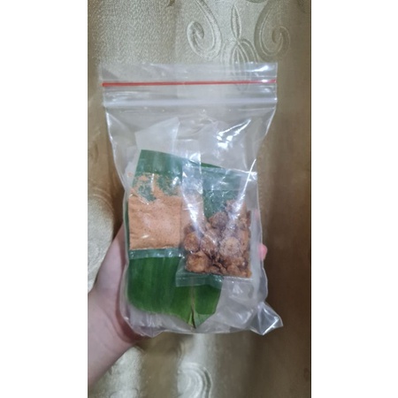 Bánh tráng phơi sương muối nhuyễn trộn hành phi