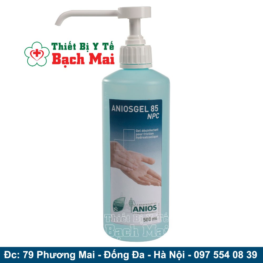 Dung Dịch Rửa Tay Khô Sát Khuẩn Anios Gel 500ml - Pháp