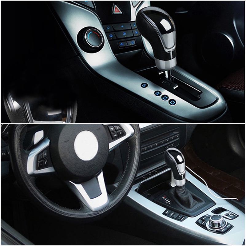 Đầu tay gạt cần số xe oto có đèn LED RGB 7 chế độ màu cực cá tính