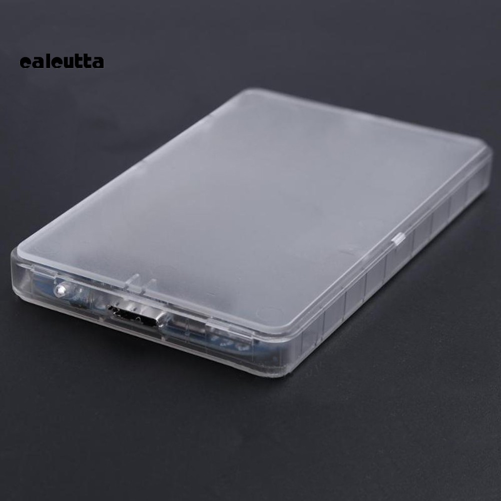 ✡DP✡2.5 Inch USB 3.0 SATA HDD Hard Disk External Enclosure Transparent Case Box