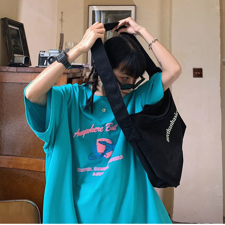 Áo thun tay ngắn in hình máy bay thời trang cá tính