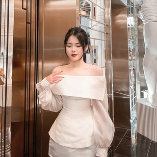Áo tơ lệch vai - Annie Top