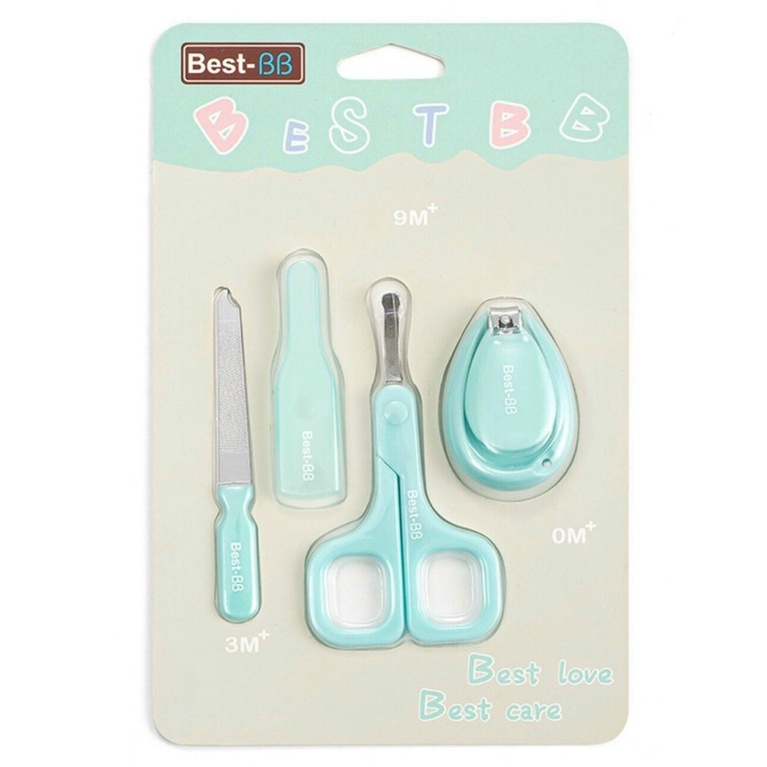 [Mã 267FMCGSALE giảm 8% đơn 500K] (Sét 3) BooBoo Baby - Bộ Bấm Móng Tay Best BB 03 Chi Tiết An Toàn Cho Bé