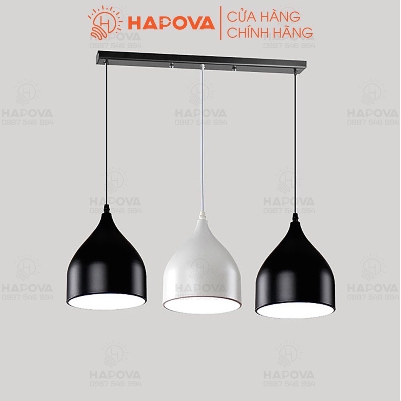 Đèn trần thả giọt nước bé HAPOVA HÍTYS 8010 cỡ 170mm