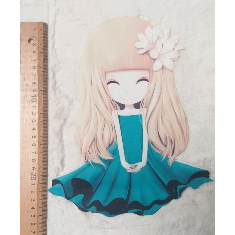 Hình may  và hình ủi cô gái .