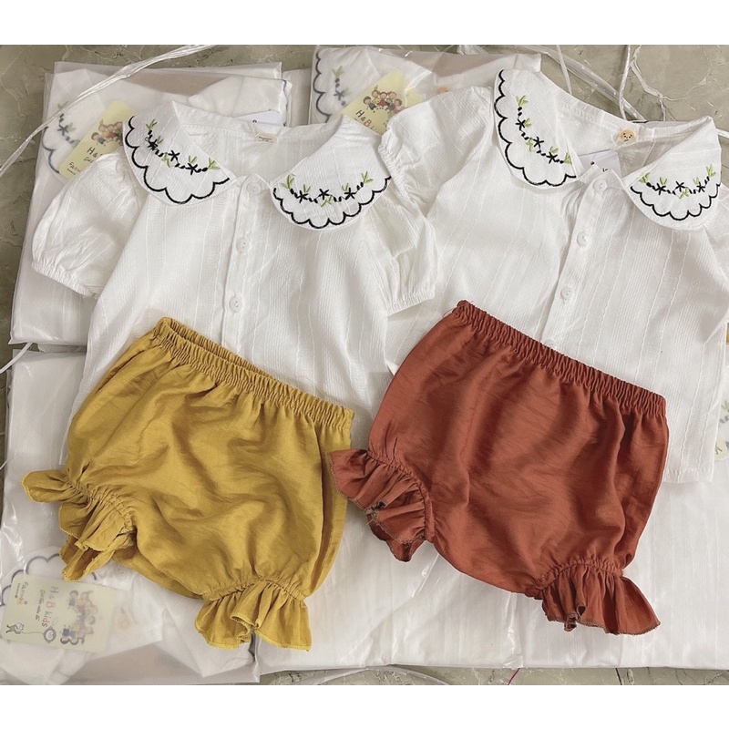 CỔ LÁ Bộ bèo cho bé mã 43055