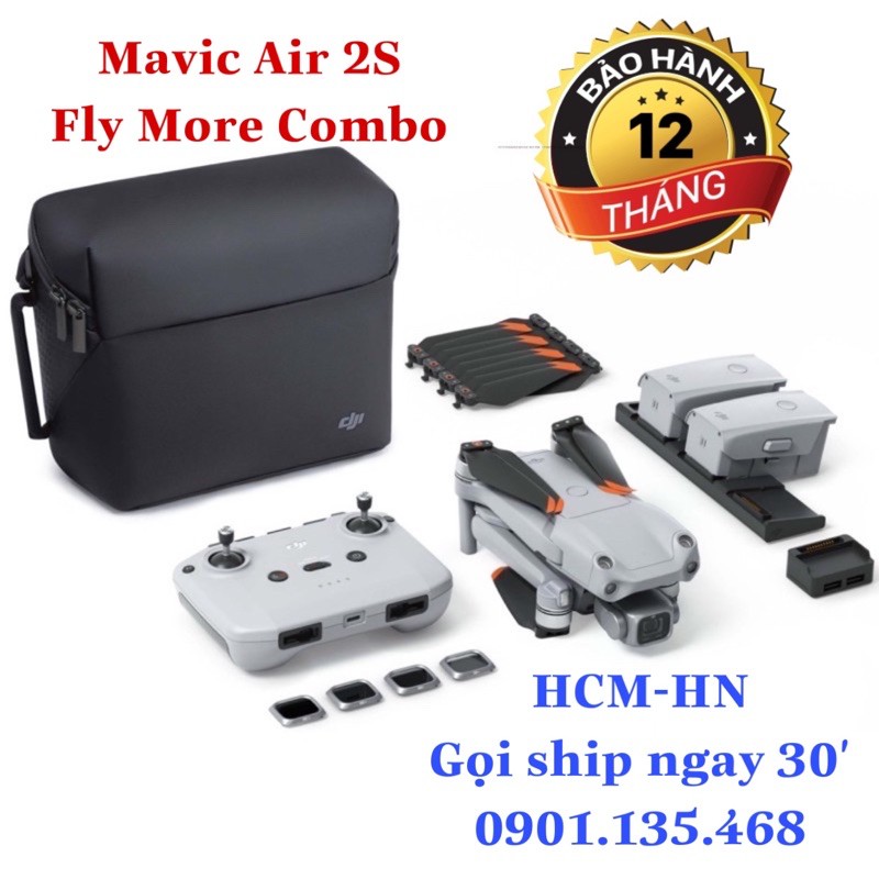 Flycam DJI Mavic Air 2S Fly more Combo - Máy bay quay phim Flycam DJI Mavic Air 2S Fly more Combo