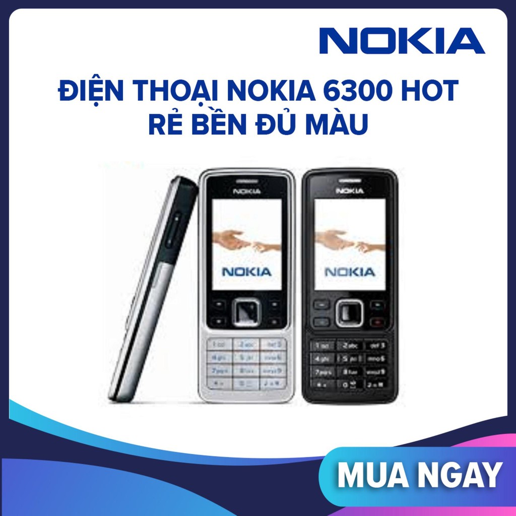 Điện Thoại Nokia 6300 Zin Giá Rẻ Nhiều màu Đủ Pin Sạc mới