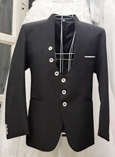 Vest 6 nút cổ trụ
