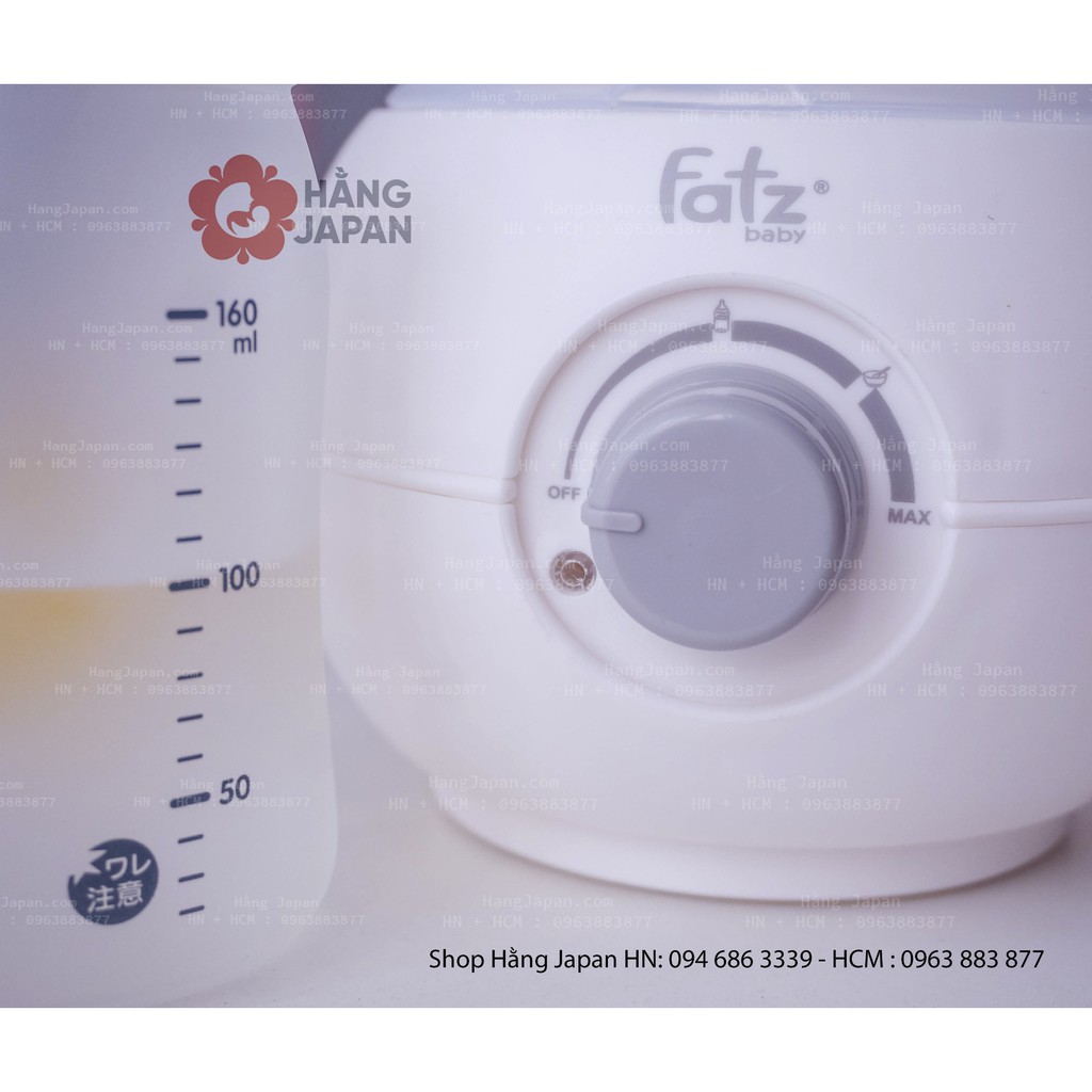 Máy hâm sữa/ thức ăn FATZ BABY FB3027SL cho bình sữa cổ siêu rộng bảo hành chính hãng 1 năm