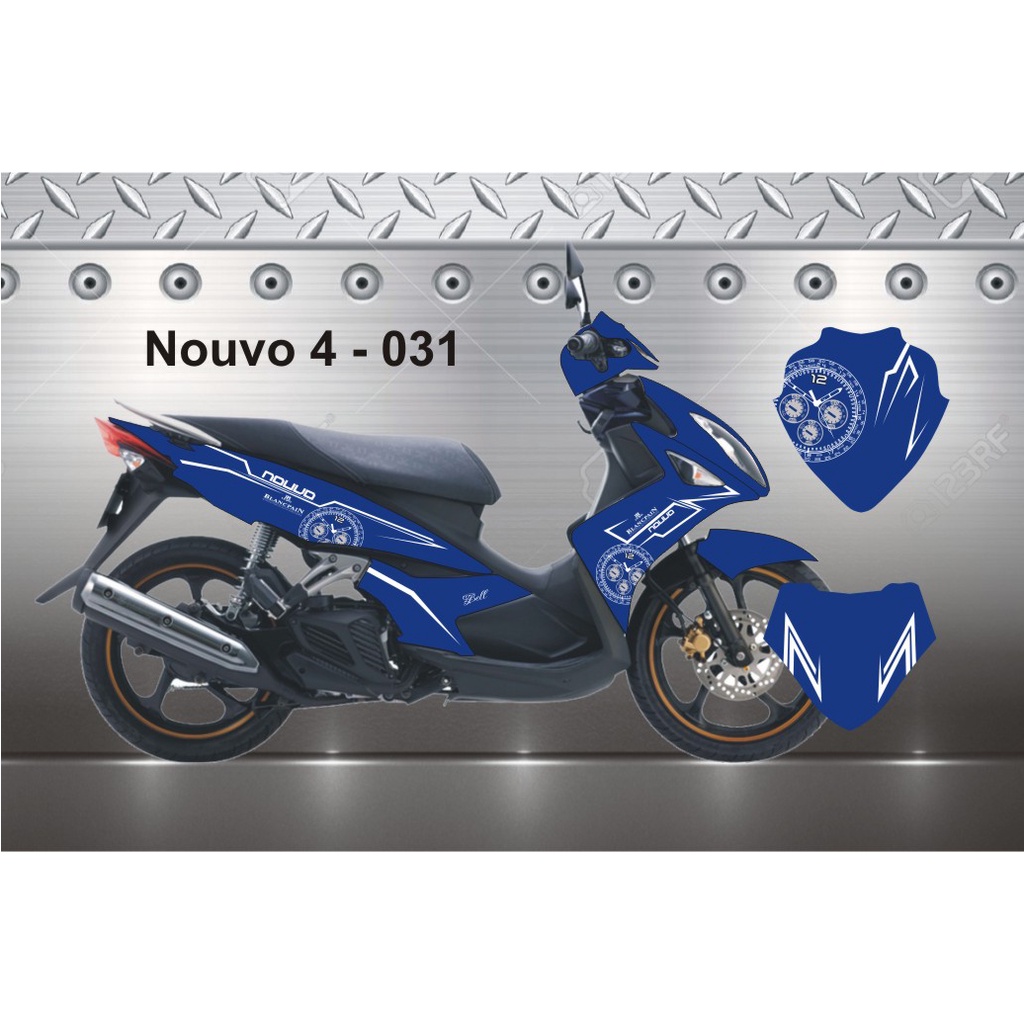 6 mẫu tem trùm Nouvo LX xanh cực đẹp