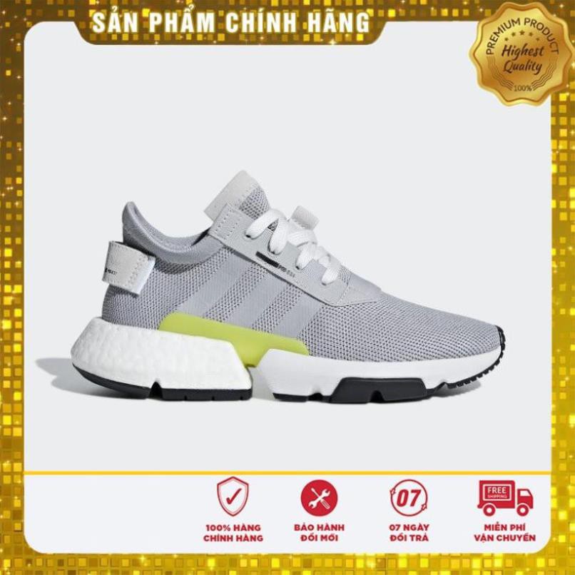 (Giày Adidas chính hãng) Giày Adidas POD-S3.1 J “Grey/Yellow” Nữ - bh12