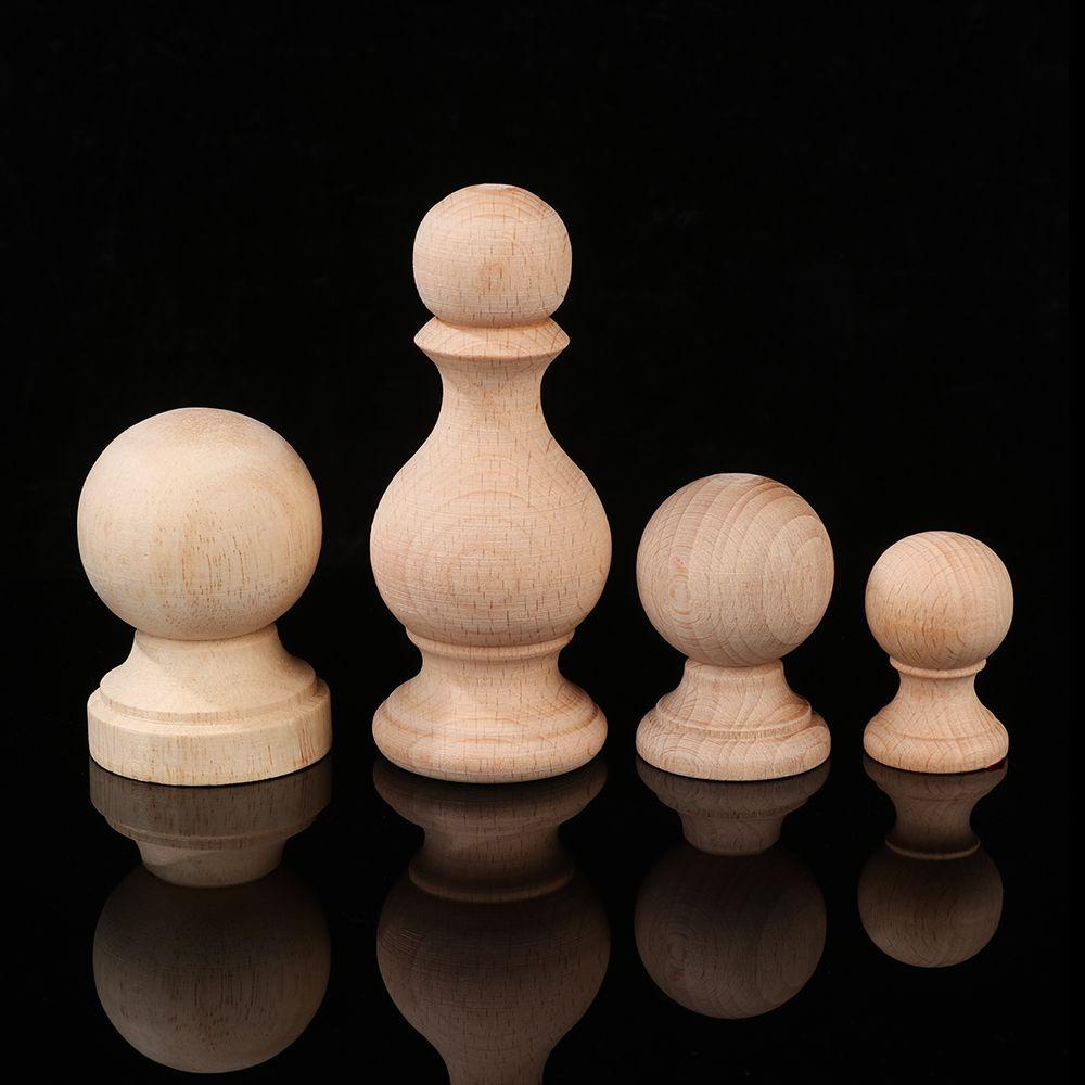 Phụ Kiện Chân Ghế Bằng Gỗ Chạm Khắc Thủ Công Phong Cách Vintage