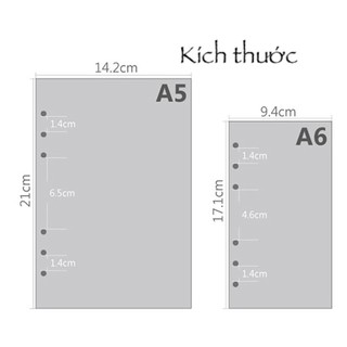 GIẤY REFILL PLANNER NHẬT BẢN (SIZE A5, A6)